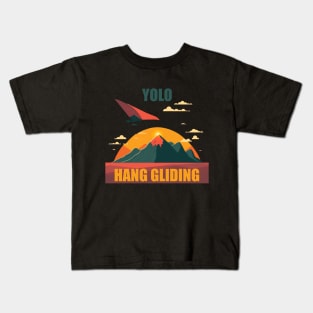 Yolo - Hang Gliding Kids T-Shirt